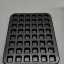 1 Pcs Mini Brownie Bites Pan with Dividers Small Baking Pans 48 Cavity Mini Square Muffin Pan Nonstick Heavy Duty Carbon Steel Cupcake Tool for Christmas Birthday Gift Wedding Party