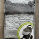 Tadpoles Plush MicroSherpa Lining Stroller and Car Seat Cover. Quilted