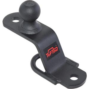 TOPTOW 64008 ATV/UTV 3-Way Hitch Adapter with 2 inch Ball, Bolt-on ATV Hitch Attachments