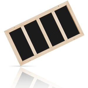 150 Watt Infrared Sauna Heater 120V, Sauna Accessories, Carbon Fiber Heating Plate for Wooden Indoor/Outdoor Sauna Room (25.19"x13.38"x1.18", 120V)