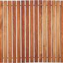 Nordic Teak 100% Solid Teak Wood String Mat - Indoor and Outdoor Use - Non-Slip Wooden Platform for Sauna, Pool, Hot Tub Flooring Decor and Protector (Oiled Finish, 31.4" x 19.6")