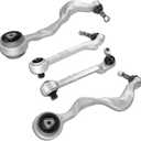 4 pc Front Lower Forward & Rearward Control Arms w/Ball Joints Replacement For BMW 3 Series E90 128i 135i 325i 328i 330i 335d 335i 335is X1 (2WD RWD Models Only)