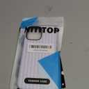 NITITOP Compatible with iPhone 13 Pro Max Case Matte Cute Vertical Stripes for Women Girls Men Boy Striped Pattern Hybrid 2 Layers Back Shockproof Protective Cover - Light Blue