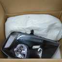 Headlights Assembly Compatible for 2008-2014 Dodge Avenger Black Housing Clear Reflector Front Headlamp Driver and Passenger Side