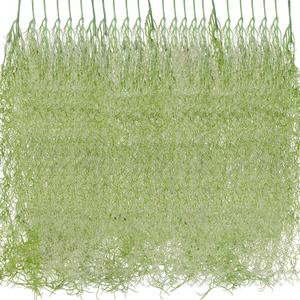 Cindeer 24 Pack Fake Hanging Plants Fake Spanish Moss for Potted Plants Artificial Hanging Garland Faux Greenery Moss for Wall Home Living Room Indoor Outdoor Decor(43 Inch,Green)