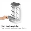 OXO Tot Space Saving Drying Rack, Compact Gray