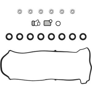 KAX VS50614R Engine Valve Cover Gasket & Gromets & Spark Plug Tube Seals & VTEC Solenoid Gasket Fit for Honda Civic 2002-2015, CR-V 2002-2014, Accord 2003-2012,Element Crosstour, Acura TSX RDX RSX ILX