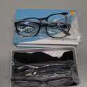 3 Pack Progressive Multifocus Reading Glasses for Men Women Blue Light Blocking Spring Hinges Computer Readers (3 Black,1.50)