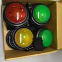 8-Pack Game Buzzers for Trivia Games Classroom Quiz Buzzers with Lights & Sounds for Learning, Parties & Family Fun, Medium