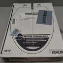 KOHLER 20110-96 Brevia, Slow Close Toilet Seat, Elongated Toilet Seat, Grip-Tight Bumpers Quick-Attach Hardware, Biscuit
