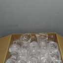 OTOB 39 Pack Reusable Stemless Plastic Wine Glasses, 12 OZ Unbreakable Champagne Whiskey Glass, Round Clear Disposable Cocktail Glasses Wine Cups BPA-Free, Ideal for Home Office Bar Party Wedding