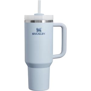 Stanley Quencher H2.0 Tumbler with Handle and Straw 40 oz | Flowstate 3-Position Lid | Cup Holder Compatible for Travel | Insulated Stainless Steel Cup | BPA-Free | Glacier