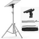 Starlink Gen 3 Tripod Stand, Stainless Steel Mount Supports Gen 3/V4 and Standard Kickstand Dish, Includes Pipe Adapter, Height Adjustable from 2.6 to 4.2Feet, Portable Starlink Accessories