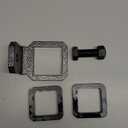 2.5" Anti Rattle Hitch Clamp with Silencer Pads, Heavy-Duty Carbon Steel Stabilizer, Tool-Free Install, Anti-Rust for 2.5" Hitch Receiver Bike Rack Trailer Cargo