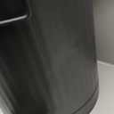 Dog Poop Trash Can Outside, 12L/3.1Gal Metal Dog Waste Trash Can with Lid, Foot Pedal, Waste Container with 40 Bags, Pet Poop Bucket with Lid Soft Close for Pet, Round Black Can