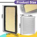 Engine Cabin Air Filter Compatible with RAV4 Hybrid (2019-2025), Highlander Hybrid (2020-2025), Sienna Venza (2021-2025), Camry Hybird (2018-2025), Air Filter Replaces17801-F0020, 87139-58010