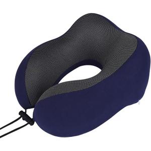 Neck PillowNeck Pillow AirplaneTravel Pillow Memory Sponge U-Shaped Pillow, Suitable for Travel, Transportation, and Home use (Navy Blue)