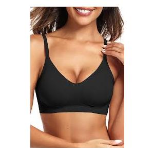 Vertvie Womens Seamless Bra No Underwire Comfort Push Up Bras Buttery Soft Wireless Bralette Full Coverage Sport Everyday Bra 2XL