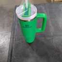 STANLEY Quencher H2.0 Tumbler with Handle and Straw 30 oz | Flowstate 3-Position Lid | Cup Holder Compatible for Travel | Insulated Stainless Steel Cup | BPA-Free | Meadow