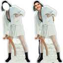 Christmas Vacation Outdoor Decorations, Funny Christmas Yard Sign with Stakes, Cousin Eddie Face in Hole Photo Props Garden Lawn Decorative Signs, Holiday Tree Topper Ornaments Party Decor Supplies