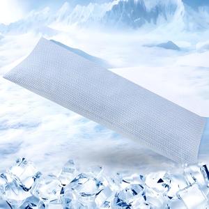 DOWNCOOL Cooling Body Pillow Set of 1, Adjustable Shredded Memory Foam Pillows for Sleeping, Soft Cool Bed Pillows for Hot Sleepers, Firm Long Pillow for Side Back Stomach Sleepers, 20"X54"