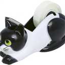White Black Cat Tape Dispenser