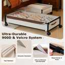 OMAIRA 2-Pack Under Bed Storage With Wheels,Underbed Shoe Storage Organizer