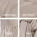 Winter Scarf for WomenCashmere Feel Pashmina Shawl, Warm Fashion Blanket Wrap & Gift (Beige)