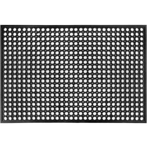 Yesland Rubber Door Mat 36 x 24 Inches, Durable Restaurant Kitchen Non-Slip Bar Drainage Utility Floor Mat, Ideal Entry Way Doormat for Home and Garden & Indoor Outdoor Wet Area (35"L x 23"W x 0.5"Th)