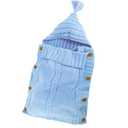 XMWEALTHY Newborn Baby Wrap Swaddle Blanket Knit Sleeping Bag Sleep Sack Stroller Wrap for Baby Light Blue 0-6 Month