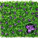 DOEWORKS Expandable Fence Privacy Screen for Balcony Patio Outdoor, 1PC Faux Ivy Fencing Panel for Backdrop Garden Backyard Home Decorations (16*45 Inch * 1 PC)