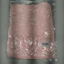 Womens Oversized T Shirts Crewneck Rolled Short Sleeve Tops Summer Casual Basic Workout Tee Shirts (Pink, L)