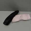 Silk Sleep Mask for Women & Men - 2 Pack Eye Masks for Sleep, 100% Blackout Sleeping Mask, 3D Zero Pressure Side Sleeper Night Blindfold Eye Cover for Travel Nap Couple (Pink & Black)