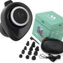 High Fidelity Adjustable earplugs | Musicians Hearing Protection | Variable 7-25dB Attenuation Ear Plugs | Award Winning Design | Concerts, Gigs, Clubs, Festivals | Case, Leash & 11 eartips