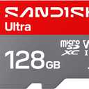 SANDISK 128GB Ultra microSD UHS-I Card - Up to 195MB/s Read Speed, Full HD Video, V10, U1, C10, A5 - SDSQUJQ-128G-GZ6MA