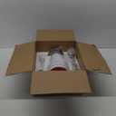 Bathroom Light Fixtures, Brushed Nickel Vanity Lights with Flared White Fabric Shade, 3 Light Wall Sconce, Modern Sconces Wall Lighting for Hallway Bedroom, VL837-BN-3 Brushed Nickel