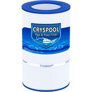 Cryspool 09022 Filter Compatible with Clean & Clear 75, CC75, PAP75, R173214, 59054100, C-9407, FC-0685, 75 Sq. Ft Pool Filter Cartridge, 1 Pack