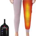 Leg Heating Pad for Pain Relief, Electric Knee Heating for Knee Pain, Legs and Calf Heating Pad for Better Circulation, Pain Relief, Adjustable Size (S/M)