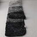 OLANLY Bathroom Runner Rugs 70x24, Extra Soft Absorbent Microfiber Bath Rugs, Rubber Backing, Quick Dry, Machine Washable Bath Mats for Bathroom Floor, Tub and Shower, Home Decor Accessories, Black