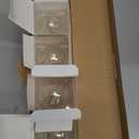 4 Pack A19 Filament LED Orange Purple Light Bulbs  E26 Base 8W 75 Watt Equivalent Vintage Decorative Lighting Orange Purple LED Bulb Party Decoration, Halloween Light Bulbs