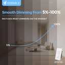 2 Pack 4 Inch LED Recessed Light, Dimmable,2700K 3000K 3500K 4000K 5000K. Canless Wafer Light, 750LM, 9W, 120V, ETL FCC