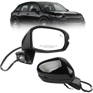 76208-3W0-A43 Right Passenger Side Door Mirror Assembly Compatible With 2023-2025 Honda HR-V (EX-L/EX-L NAVI/SPORT) 8 Pins Blind Spot Turn Signal Light Heated