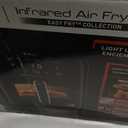 T-fal Infrared Air Fryer, 2x Faster Than Traditional Heating*, Large Air Fryer Toaster Oven Combo, 6 Qt Digital Touch Screen, 7-in-1 Cooking Functions, No-Shake Technology, 1550W, Black,