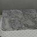 Ultra Soft Indoor Modern Area Rugs Fluffy Living Room Carpets for Children Bedroom Home Decor Nursery Rug 2x6 Feet, Gray