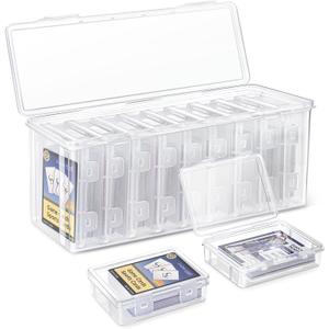 10 PCS Trading Card Storage Box Set, Plastic Top loaders Storage Box, Fit for Standard Card, Top Loaders and Magnetic Card Holders