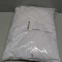 Fixwal 2 Pack White Spandex Tablecloth for Rectangle Table 4ft, Table Skirt for Party, Show, Wedding and Birthday