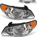 Headlight Assembly Fits 2007-2009 Hyundai Elantra, Left & Right side