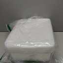 3-Pack 13 L Plastic Commercial Bus Tub with Lid, Restaurant Dish Tub, White