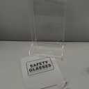 Acrylic Safety Glasses Case, Transparent Holder Wall Mounted Design for Storing Visitor Disposable Goggles