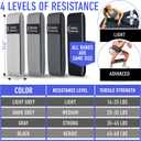 Resistance Bands for Working Out with Workout Bands Guide. 4 Booty Bands for Women Men Fabric Elastic Bands for Exercise Bands Resistance Bands for Legs Bands for Working Out Hip Thigh Glute Bands Set (Cream, Grey, Black)